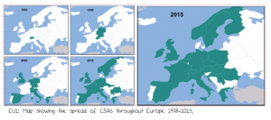 CSA Europe map