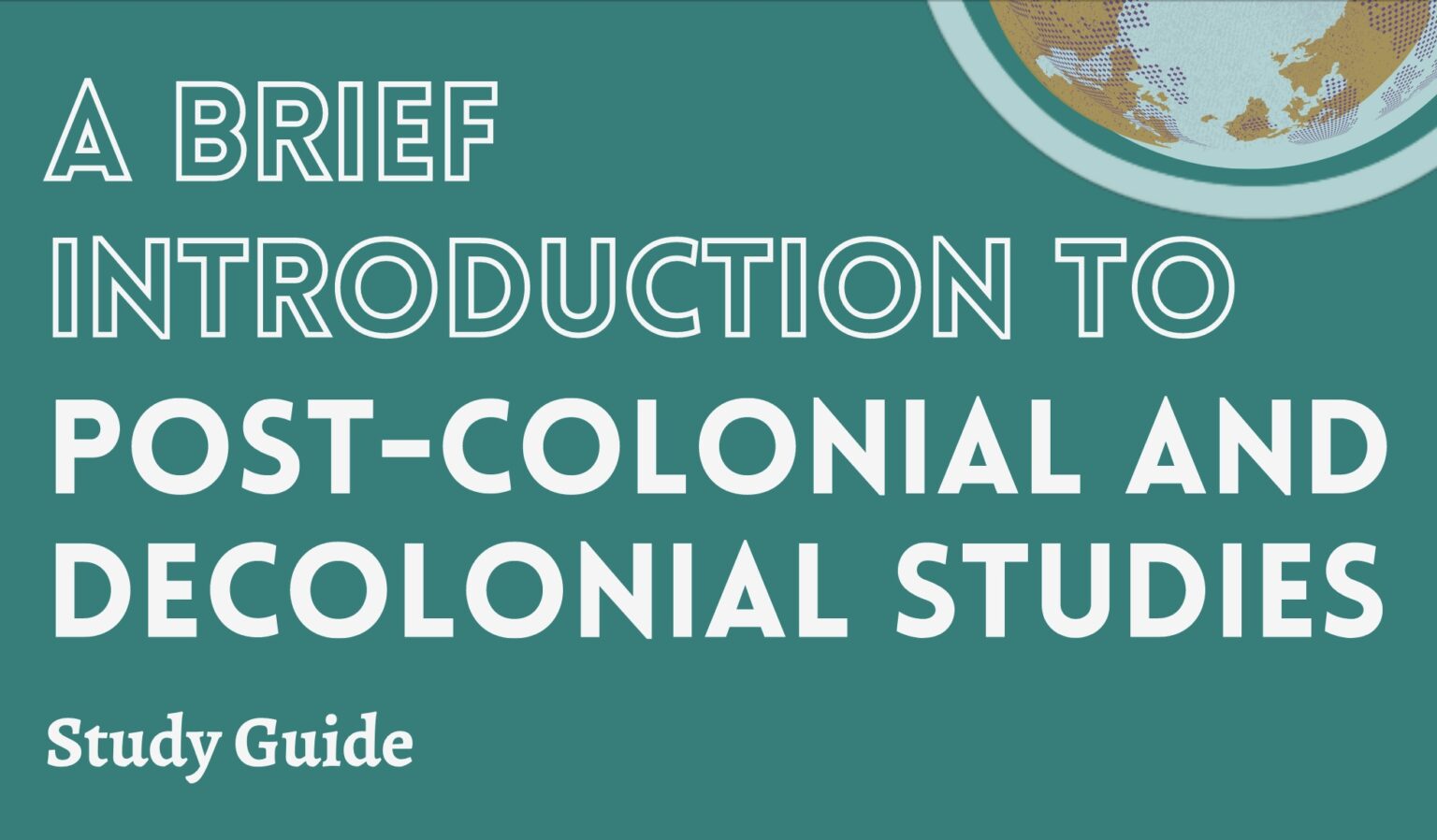 Postcolonial and Decolonial study guides Urgenci