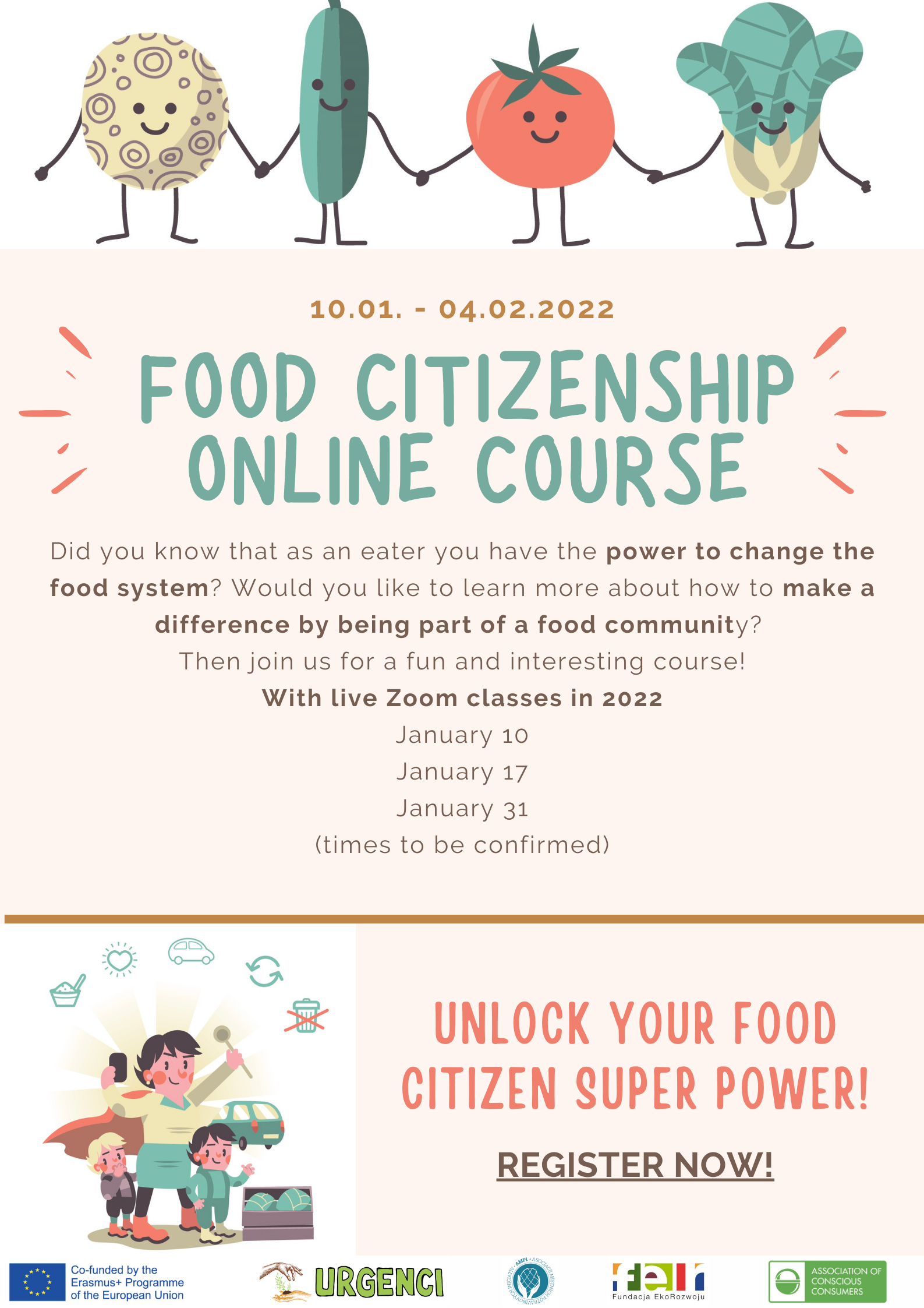 Online course: Unlock your food citizen super power! - Urgenci